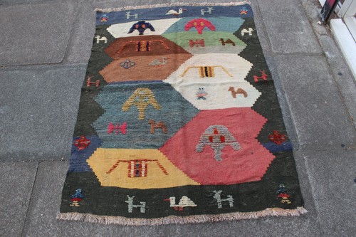 Vintage kilim orientteppich - kilim,