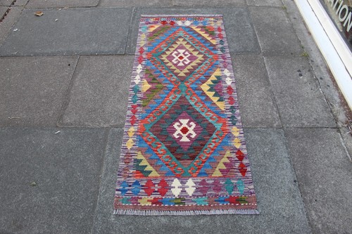 Vintage handgefertigter kilim - vintage,