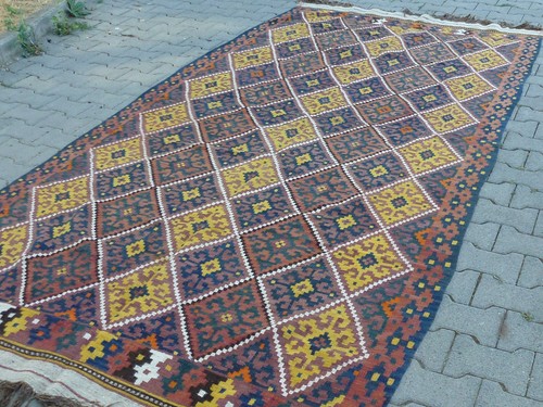 Schöner turkmenischer kelim - schöner, /