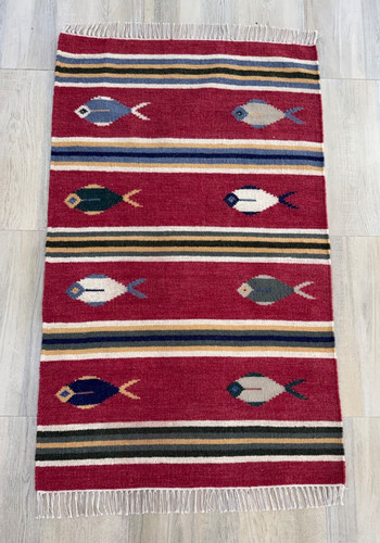 Handgewebter wollteppich 5 - wollteppich, x