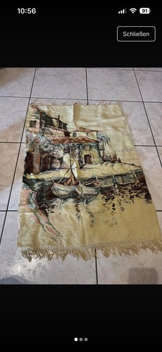Vintage gobelin wandteppich - vintage,